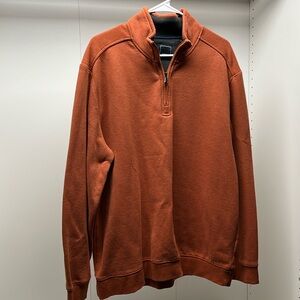 Orange Arrow Half Zip Shirt